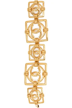 CHANEL CC square-chain bracelet