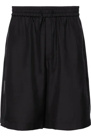 VALENTINO GARAVANI Side-stripe silk shorts