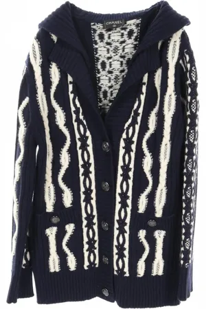 CHANEL 1986-1988 cable knit cardigan
