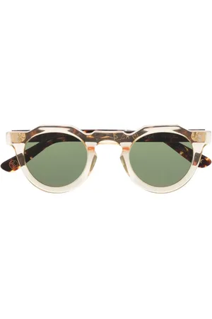 LESCA Round-frame tinted sunglasses