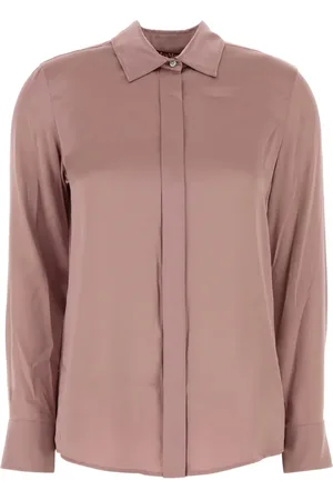 Max Mara Baden long-sleeve silk shirt
