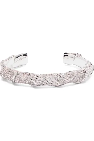 Eddie Borgo Pavé Scroll cuff