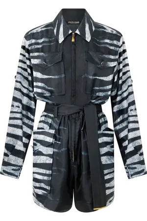 Roberto Cavalli Zebra-print jumpsuit