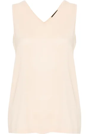 Fabiana Filippi Georgette-crepe top