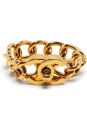 CHANEL 1996 CC Turn-lock chain bracelet