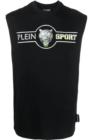 Philipp Plein Logo-print cotton tank top
