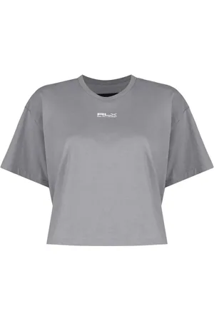 Ralph Lauren Logo print cropped T-shirt