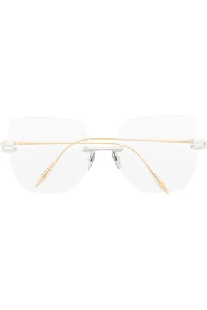 DITA EYEWEAR Oversized square-frame glasses