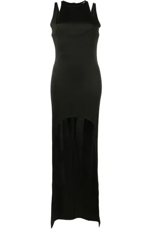 Balmain Sleeveless layered long dress