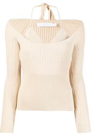 Simkhai Jayline compact scoop-neck jumper