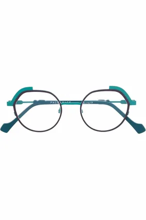 Face À Face Matte-effect round-frame glasses