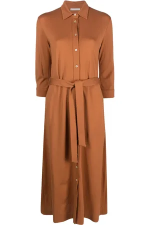 Circolo Long-sleeve midi dress