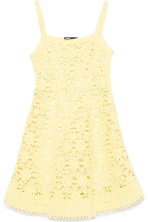Maje Crochet-knit dress