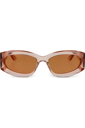 GCDS Oval-frame sunglasses