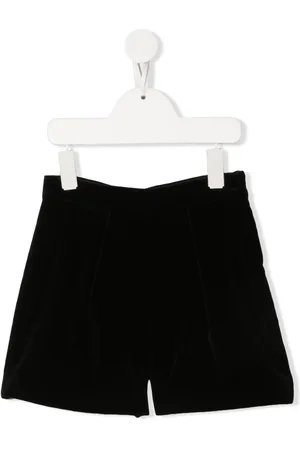 BONPOINT Velvet-effect zip shorts