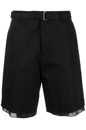 Lanvin Contrast-trim cotton Bermuda shorts