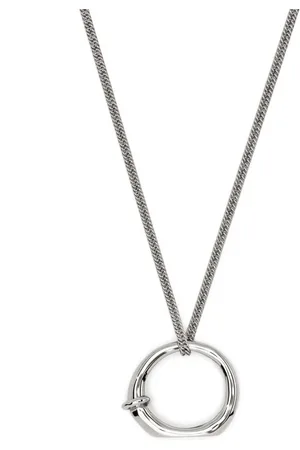 Jil Sander Ring pendant necklace