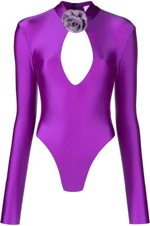 GIUSEPPE DI MORABITO Crystal-detail long-sleeve top