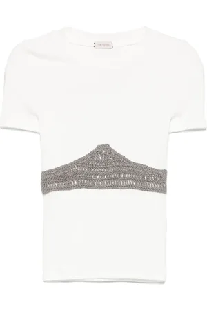 The Mannei Crochet-detailed T-shirt