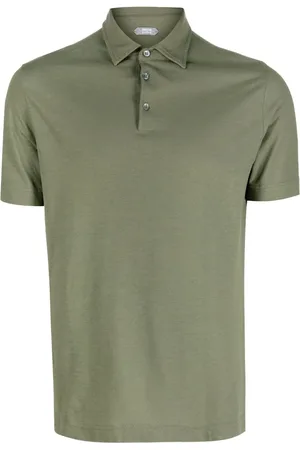 ZANONE Short-sleeved cotton polo shirt