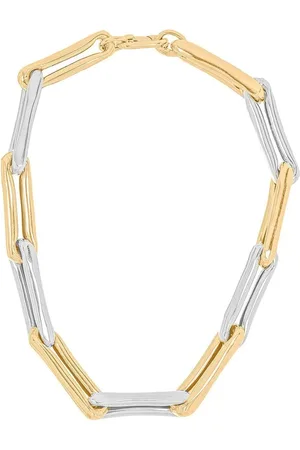 Lauren Rubinski 14K yellow and white extra-large Lauren necklace