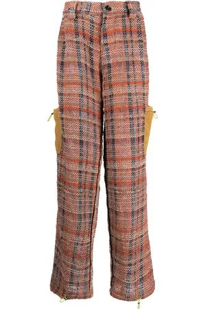 Vitelli Whipstitch straight-leg trousers