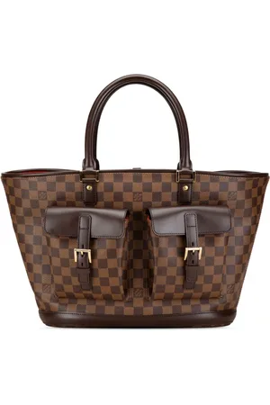 LOUIS VUITTON 2004 Damier Ebene Manosque GM tote bag