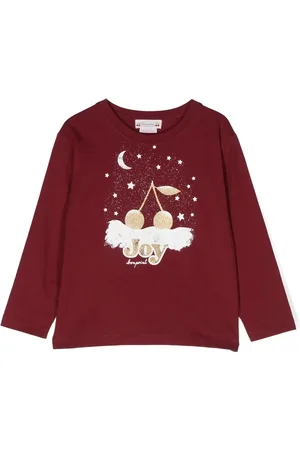 BONPOINT Logo motif print cotton T-shirt