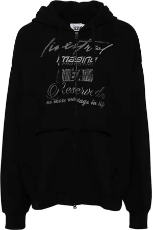 Izzue Embroidered logo hoodie