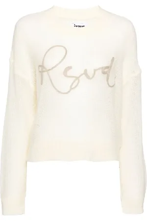 Izzue Slogan patch jumper