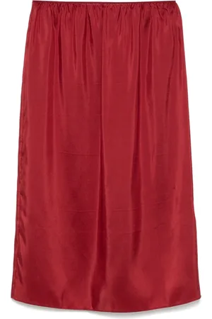Carven Silk midi skirt