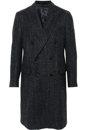 LARDINI Brooch-detail coat