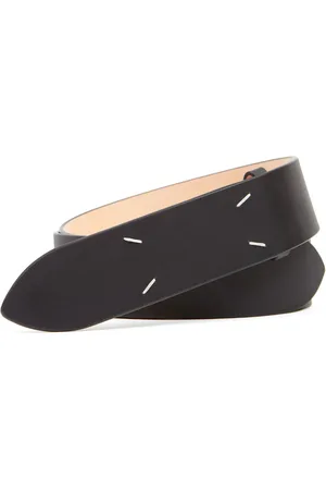 Maison Margiela Four-stitch leather belt