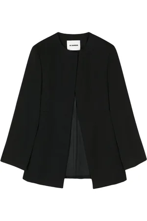 Jil Sander 2021 collarless wool blazer