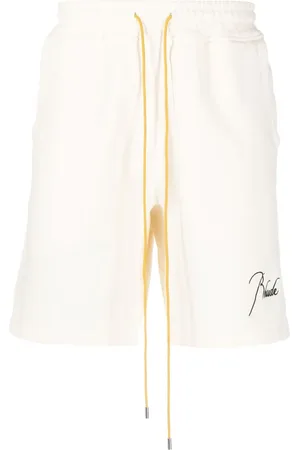 Rhude Logo-embroidered track shorts