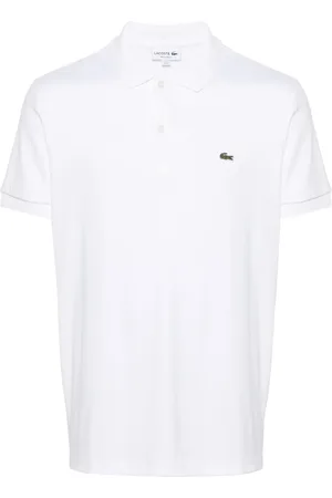 Lacoste Logo-patch cotton polo shirt