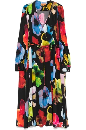 STINE GOYA Voluminous v neck dress