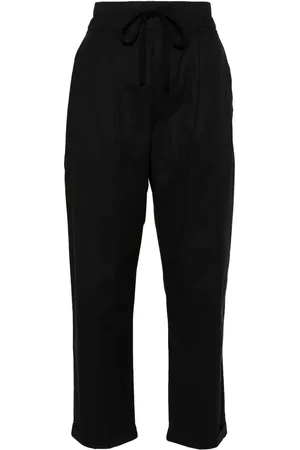 THOM KROM Drop-crotch straight-leg cropped trousers