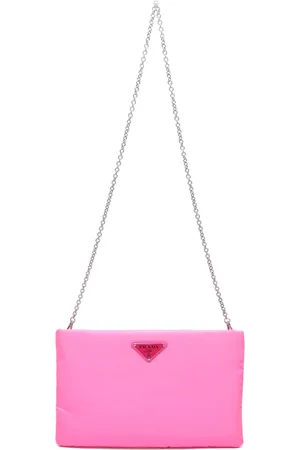 Prada Triangle-logo two-way clutch bag