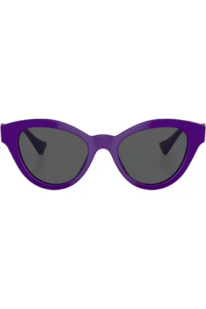 VERSACE Medusa Head round-frame sunglasses
