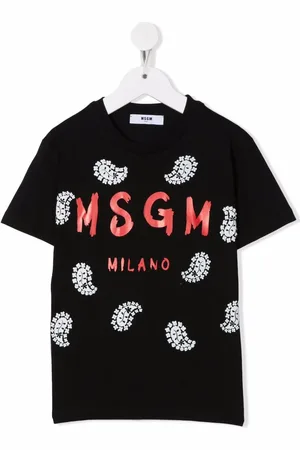 Msgm Logo-print crewneck T-shirt