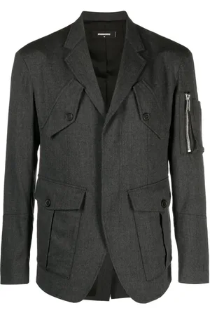 Dsquared2 Multiple-pocket single-breasted blazer