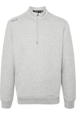 Ralph Lauren Logo-embroidered half-zipped sweatshirt