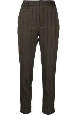 Dondup Striped cropped trousers