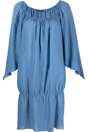 Gianfranco Ferré 2000s long-sleeved gathered dress