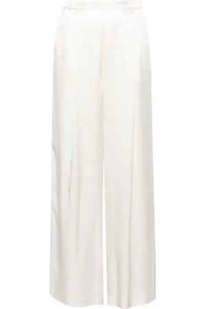 CARINE GILSON Wide-leg silk pyjama trousers