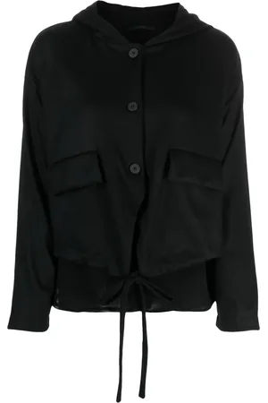 TRANSIT Layered hooded jacket