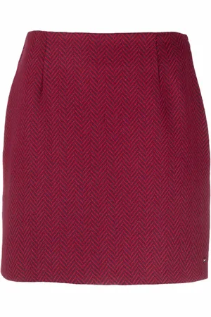 Tommy Hilfiger Chevron-knit mini skirt