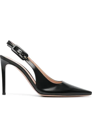 Gianvito Rossi Lindsay 100mm leather pumps