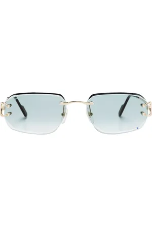 Cartier Rimless rectangle-frame sunglasses